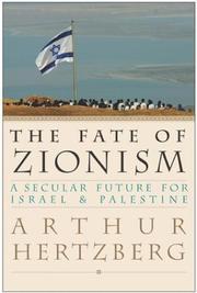 Front cover of The fate of zionism by Arthur Hertzberg