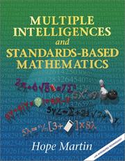Cover of Multiple Intelligences and Standards-Based Mathematics by Hope Martin