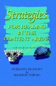 Front cover of Strategies for Reading in the Content Areas by Roberta L. Sejnost