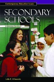 Front cover of Secondary Schools by Leila Villaverde