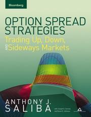 Front cover of Option spread strategies by Anthony J. Saliba