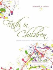 Front cover of Faith in Children by Roberta R. Owens