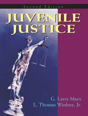 Cover of Juvenile justice by G. Larry Mays