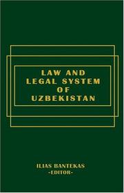 Cover of Law And the Legal System of Uzbekistan by Ilias Bantekas