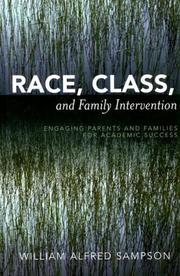 Cover of Race, class, and family intervention by William Alfred Sampson