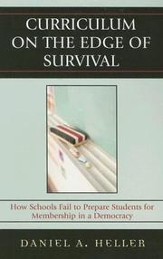 Front cover of Curriculum on the Edge of Survival by Heller Daniel