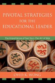 Front cover of Pivotal Strategies for the Educational Leader by Ovid K. Wong
