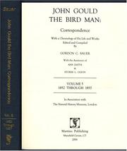 Front cover of John Gould the Bird Man by Gordon C. Sauer