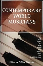 Front cover of Contemporary World Musicians by Clifford Thompson