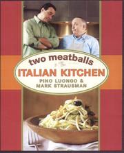 Front cover of Two meatballs in the Italian kitchen by Pino Luongo