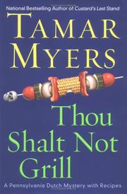 Front cover of Thou shalt not grill by Tamar Myers