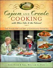 Cover of Cajun and Creole cooking with Miss Edie and the Colonel by Edie Hand