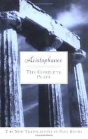 Cover of Complete plays by Aristophanes