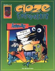 Front cover of Cloze Encounters, Animals, Grades 1-2 by Rik McGuiness