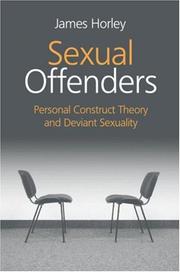 Front cover of Sexual Offenders by James Horley