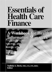 Front cover of Essentials of Health Care Finance by Nadinia A. Davis