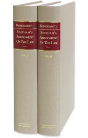 Front cover of Statham's Abridgment of the Law by Nicholas Statham