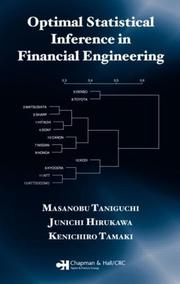 Cover of Optimal statistical inference in financial engineering by Masanobu Taniguchi