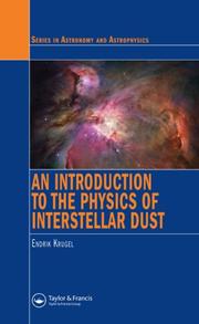 Cover of An Introduction to the Physics of Interstellar Dust (Series in Astronomy and Astrophysics) by Endrik Krugel