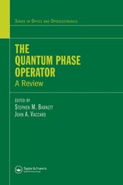 Cover of Quantum Phase Operator by Stephen M. Barnett
