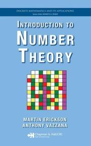Front cover of Introduction to number theory by Martin J. Erickson