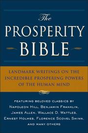 Cover of The Prosperity Bible by Wallace D. Wattles