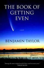 Front cover of The book of getting even by Benjamin Taylor
