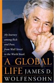 Cover of A Global Life by James D. Wolfensohn