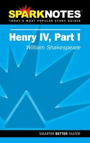 Cover of Spark Notes Henry IV, Part 1 by Susannah Mandel