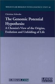 Cover of The Genomic Potential Hypothesis by Christian Schwabe