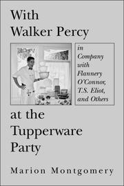 Front cover of With Walker Percy at the Tupperware Party by Marion Montgomery