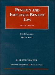Front cover of Pension and Employee Benefit Law by John H. Langbein