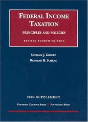 Front cover of Federal Income Taxation by Michael J. Graetz