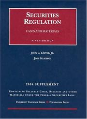 Cover of 2004 Supplement to Securities Regulation by John C., Jr. Coffee
