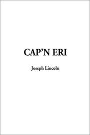 Cover of Cap'n Eri by Joseph Crosby Lincoln