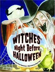 Front cover of Witches' Night Before Halloween by Lesley Pratt Bannatyne