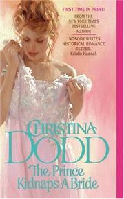 Front cover of The Prince Kidnaps a Bride (Lost Princesses, Book 3) by Christina Dodd