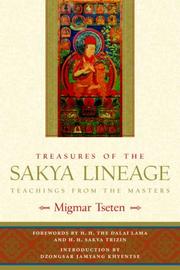 Cover of Treasures of the Sakya Lineage by Migmar Tseten