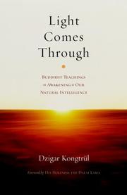 Cover of Light Comes Through by Dzigar Kongtrul
