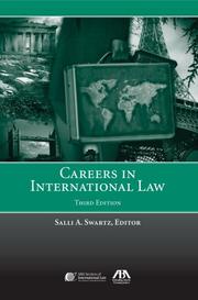Front cover of Careers in International Law by Salli A. Swartz