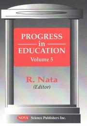 Cover of Progress in Education by R. Nata