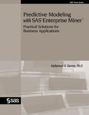 Cover of Predictive modeling with SAS Enterprise Miner by Kattamuri S. Sarma