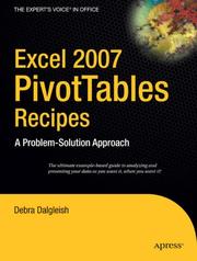 Cover of Excel 2007 PivotTables Recipes by Debra Dalgleish