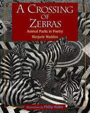 Cover of A Crossing of Zebras by Marjorie Maddox