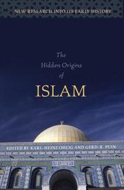Cover of The hidden origins of Islam by Karl-Heinz Ohlig