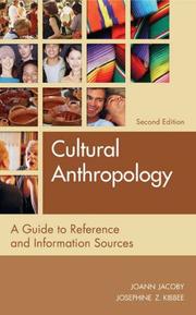 Front cover of Cultural anthropology by JoAnn Jacoby