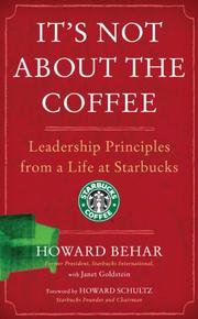 Cover of It's Not About the Coffee by Howard Behar