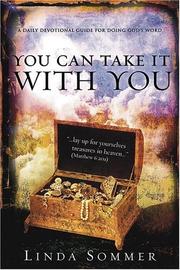 Front cover of You Can Take It with You by Linda Sommer