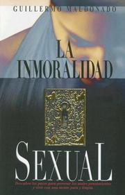 Front cover of La Inmoralidad Sexual by Guillermo Maldonado