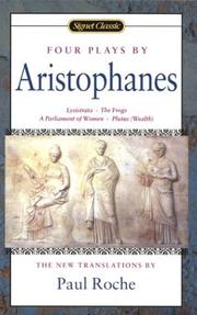 Cover of Four plays by Aristophanes